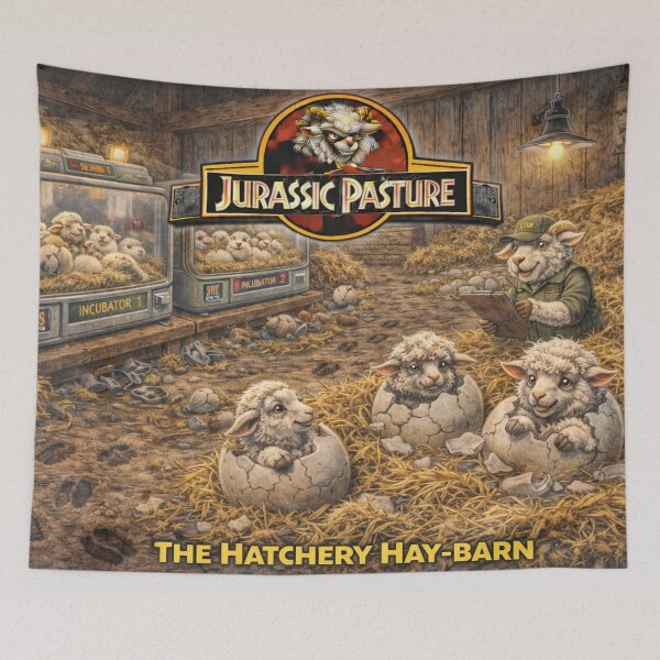 Item preview, The Hatchery Hay-Barn - Jurassic Pasture Nursery designed and sold by Thpoar.