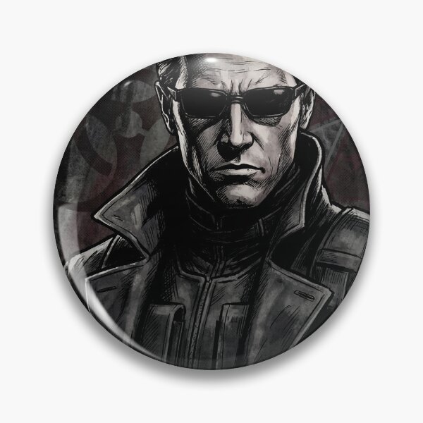 Item preview, Vaporwave Resident Evil Albert Wesker Sunglasses Red Eyes Superhuman Design designed and sold by Senpaiwaves.