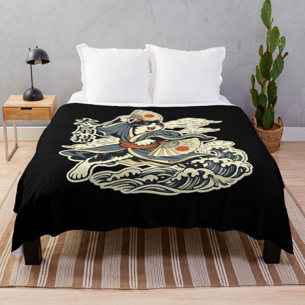 Item preview, Vintage Japanese Fan Dancer Cat Art designed and sold by Studio Umbra.