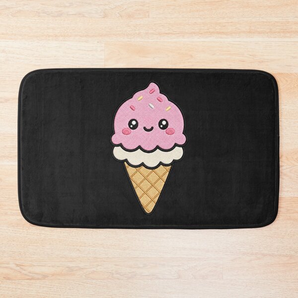 Item preview, Kawaii Ice Cream – Cute Smiling Dessert Design designed and sold by ColorSplash123.