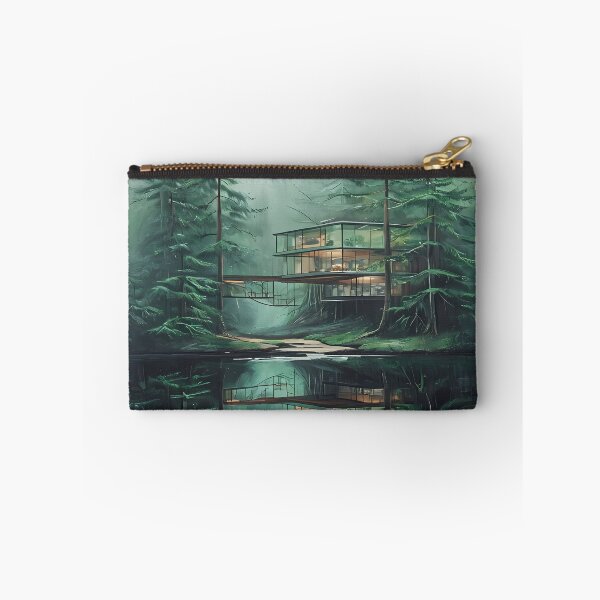 Item preview, REFLECTIONS OF PEACE - Modern Lake House Architecture designed and sold by Modern Nest Art.