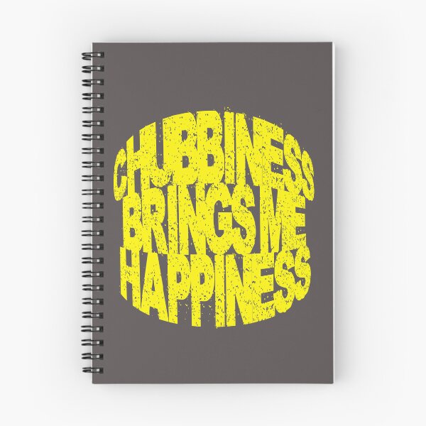 Item preview, CHUBBINESS BRINGS ME HAPPINESS GRAPHIC T-SHIRT designed and sold by bessartex.