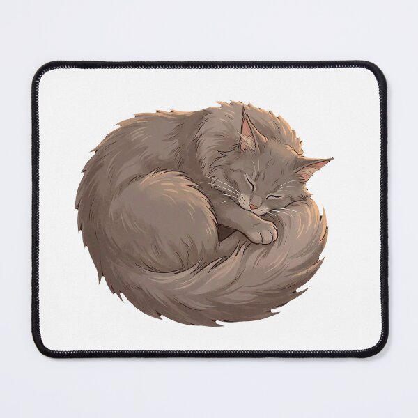 Item preview, Maine Coon Mood #05: Cozy Cat Nap designed and sold by Quiet Joy Studio.