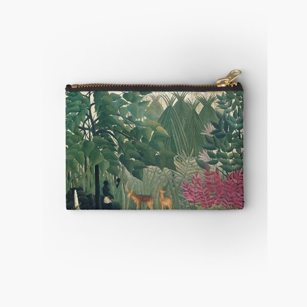 Item preview, Deer at the Waterfall Exotic Landscape Henri Rousseau Art designed and sold by ArtUnova.
