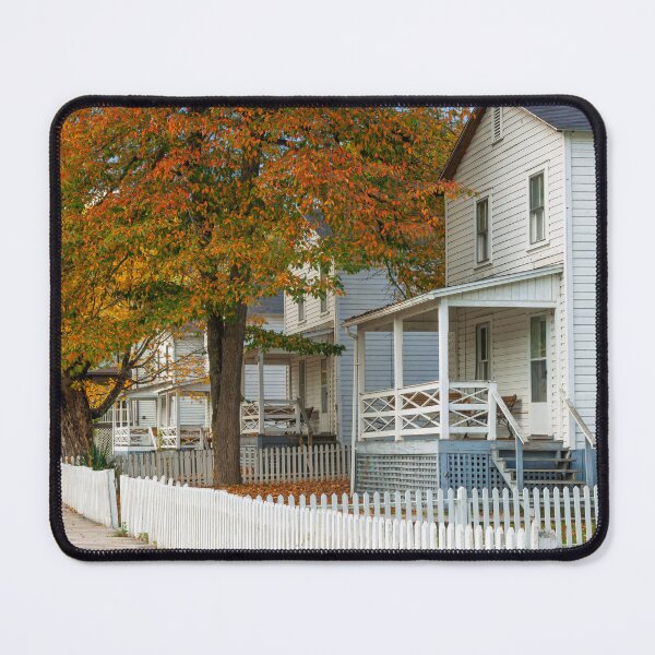 Item preview, Charming Suburban Scene in Autumn designed and sold by Gerard Fornarotto.
