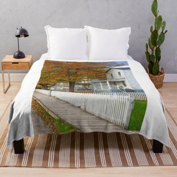Item preview, Charming Suburban Scene in Autumn designed and sold by Gerard Fornarotto.