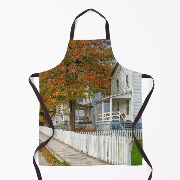 Item preview, Charming Suburban Scene in Autumn designed and sold by Gerard Fornarotto.
