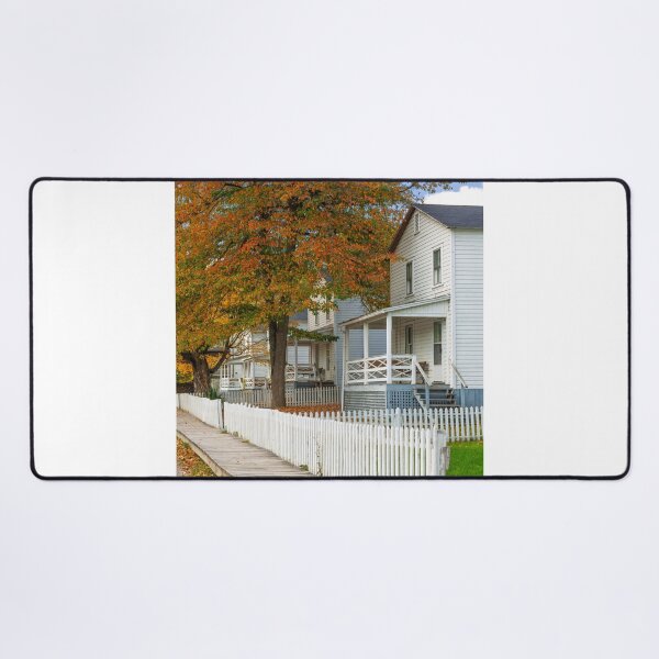 Item preview, Charming Suburban Scene in Autumn designed and sold by Gerard Fornarotto.