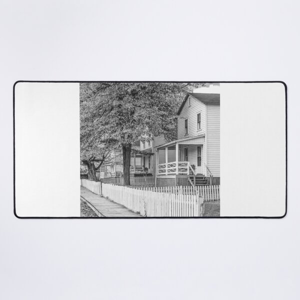 Item preview, Charming Suburban Scene in Autumn B+W designed and sold by Gerard Fornarotto.