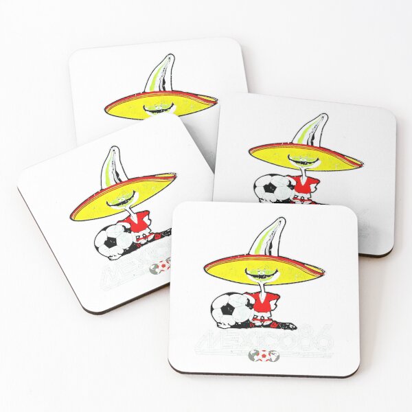 Item preview, Mexico 86 World Cup Pique Retro Vintage T-Shirt_90751770 designed and sold by RKdrawings.