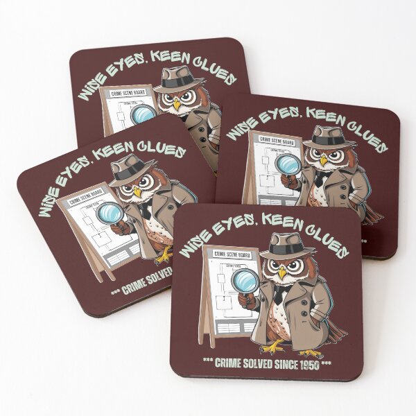 Item preview, Wide Eyes Keen Clues Cup Crime Solved since 1950 designed and sold by Kolekzion.