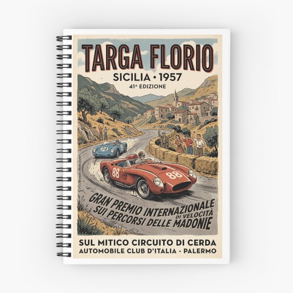 Item preview, Autoracing at Targa Florio Sicilia 1957 designed and sold by Theodor Decker.