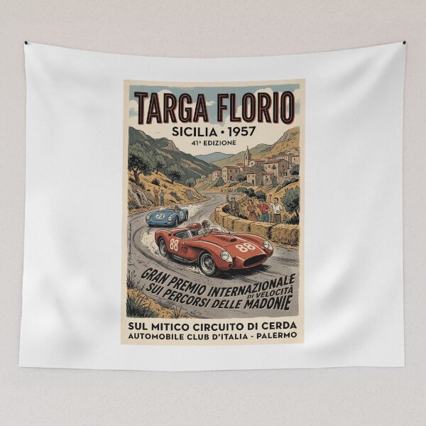 Item preview, Autoracing at Targa Florio Sicilia 1957 designed and sold by Theodor Decker.