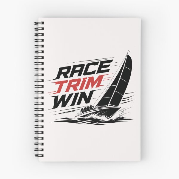 Item preview, Race Trim Win Sailing Boat Design – Fast Yacht Racing Graphic for Sailors & Regatta Fans designed and sold by MWSailingClub.
