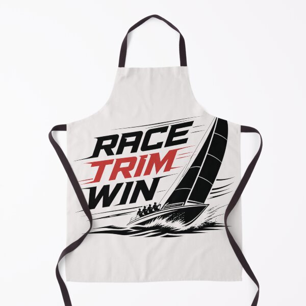 Item preview, Race Trim Win Sailing Boat Design – Fast Yacht Racing Graphic for Sailors & Regatta Fans designed and sold by MWSailingClub.
