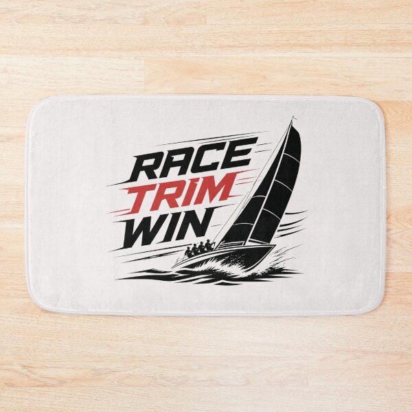 Item preview, Race Trim Win Sailing Boat Design – Fast Yacht Racing Graphic for Sailors & Regatta Fans designed and sold by MWSailingClub.