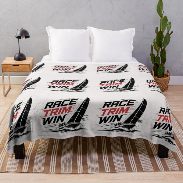 Item preview, Race Trim Win Sailing Boat Design – Fast Yacht Racing Graphic for Sailors & Regatta Fans designed and sold by MWSailingClub.