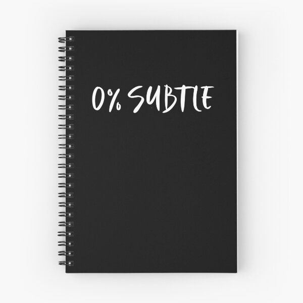 Item preview, 0% Subtle designed and sold by StrokeONoGenius.