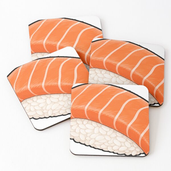 Item preview, Salmon Sushi designed and sold by Unpredictable Fat Cat.