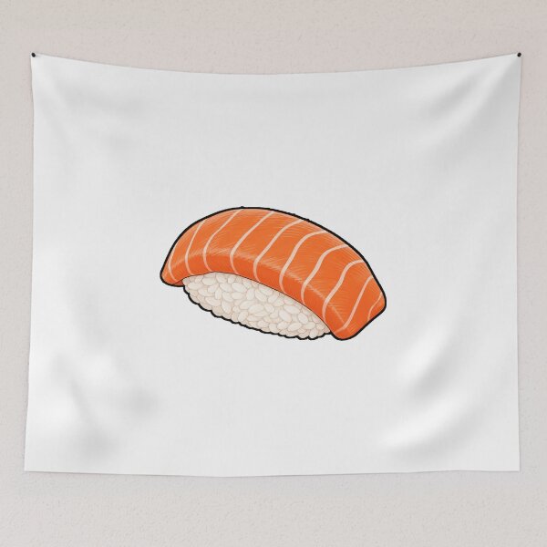 Item preview, Salmon Sushi designed and sold by Unpredictable Fat Cat.