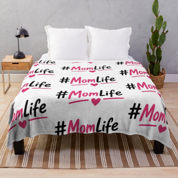 Item preview, #MomLife Sticker Funny – Mother’s Day Mom Life Quote Sticker designed and sold by Olivra.