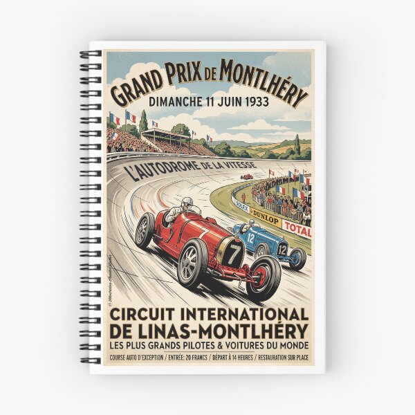 Item preview, Autoracing in Montlhery 1933 designed and sold by Theodor Decker.