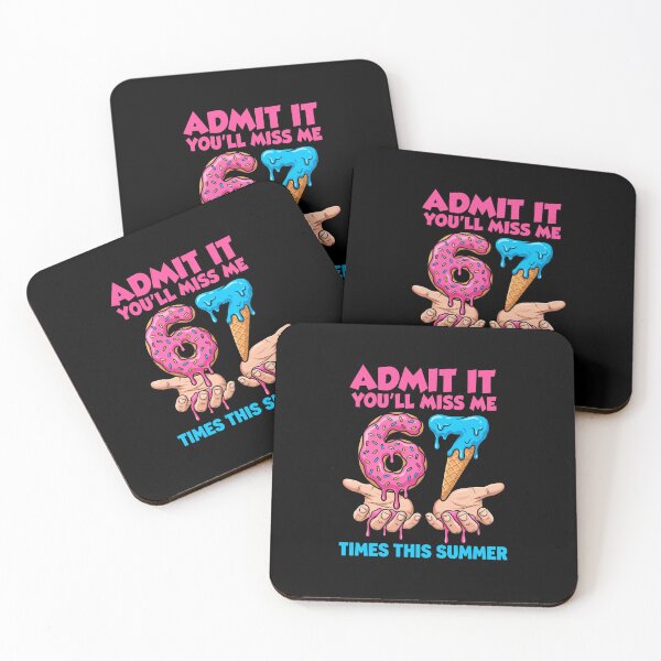Item preview, Admit It You'll Miss Me 67 Times This Summer 67th Birthday Humor designed and sold by FormalDehyena.