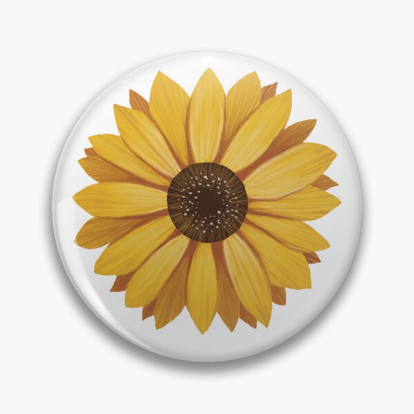 Item preview, Golden Sunflower Bloom Minimal Floral Drawing Illustration designed and sold by thecoloursandme.