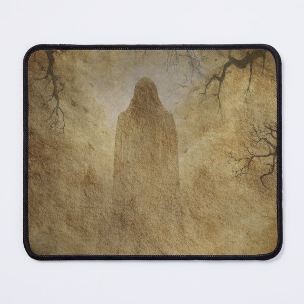 Item preview, Haunted Silhouette, Gothic Sepia Background, Dark Academia Ghost Figure, Vintage Paranormal Aesthetic designed and sold by CosmicAnomaly.