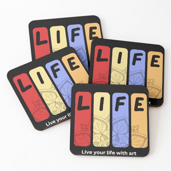 Item preview, Live your life with art designed and sold by mariam-shahin.