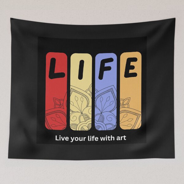 Item preview, Live your life with art designed and sold by mariam-shahin.