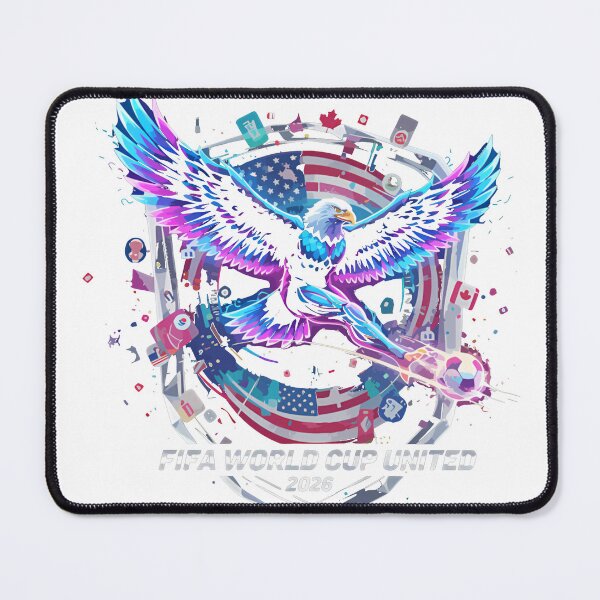 Item preview, FIFA World Cup 2026 United Eagle Soccer Art T-Shirt_86867742 designed and sold by kevincuellar.
