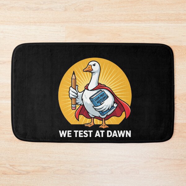 Item preview, We Test At Dawn Exam Student Midterm Study College Teacher designed and sold by FormalDehyena.