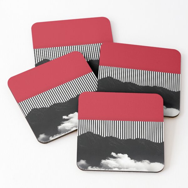 Item preview, Veil – Dark Minimalist Mountains Above Clouds designed and sold by Underdott.