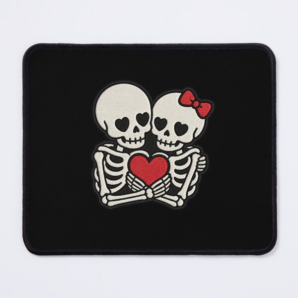 Item preview, Skeleton Couple Hug – Gothic Love Romantic Design designed and sold by ColorSplash123.