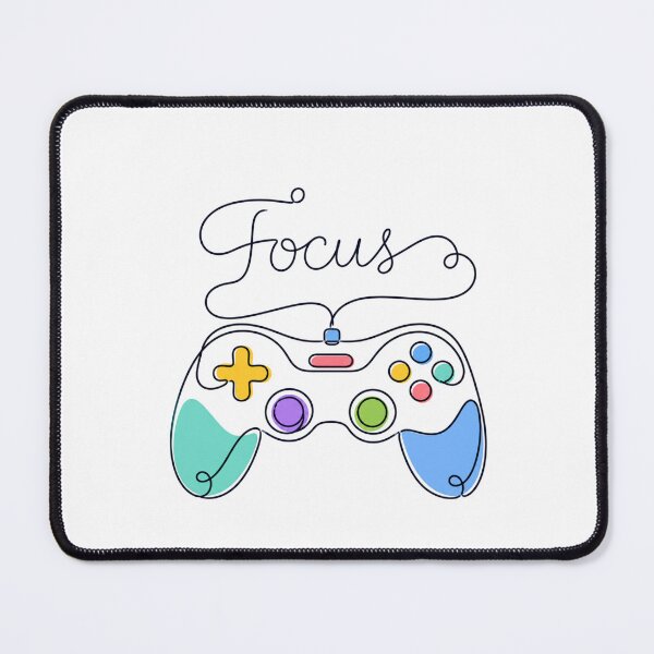 Item preview, Game Controller with Focus Typography designed and sold by Newthingzy.