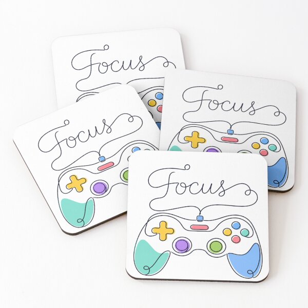 Item preview, Game Controller with Focus Typography designed and sold by Newthingzy.
