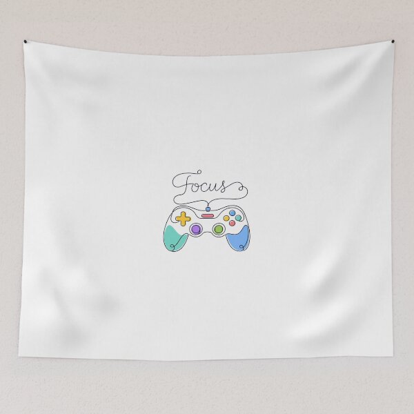 Item preview, Game Controller with Focus Typography designed and sold by Newthingzy.
