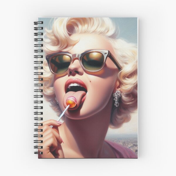 Item preview, Marilyn Monroe with Lollipop Pop Art designed and sold by ArtUnova.