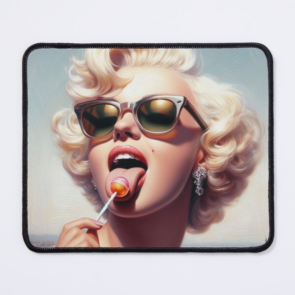 Item preview, Marilyn Monroe with Lollipop Pop Art designed and sold by ArtUnova.