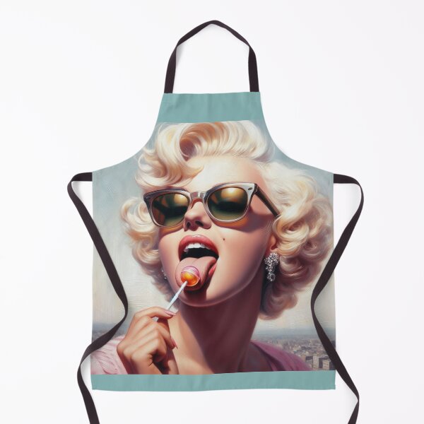 Item preview, Marilyn Monroe with Lollipop Pop Art designed and sold by ArtUnova.