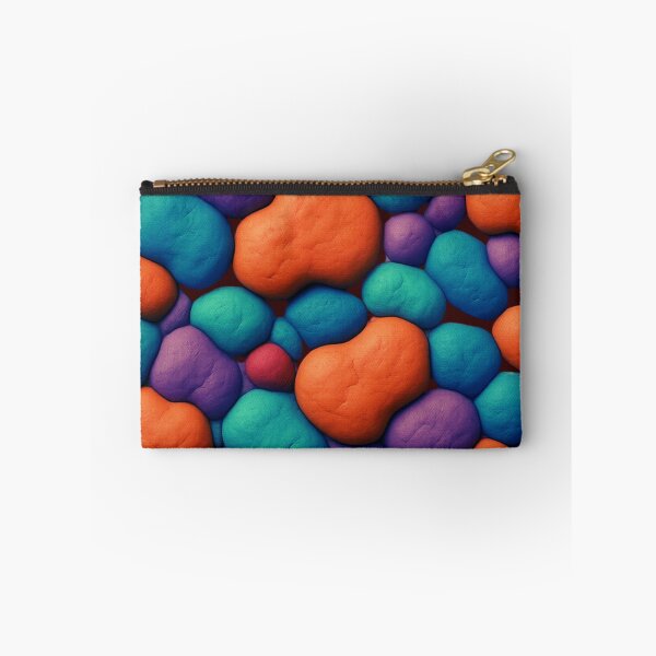 Item preview, Vibrant Clay Pebble Abstract Pattern | Bold Modern Color Pop designed and sold by M22--.