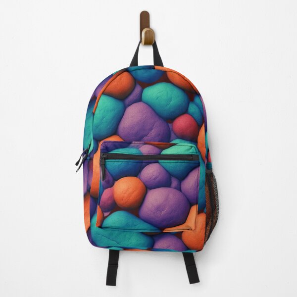 Item preview, Vibrant Clay Pebble Abstract Pattern | Bold Modern Color Pop designed and sold by M22--.