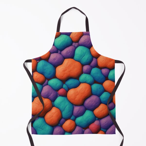 Item preview, Vibrant Clay Pebble Abstract Pattern | Bold Modern Color Pop designed and sold by M22--.