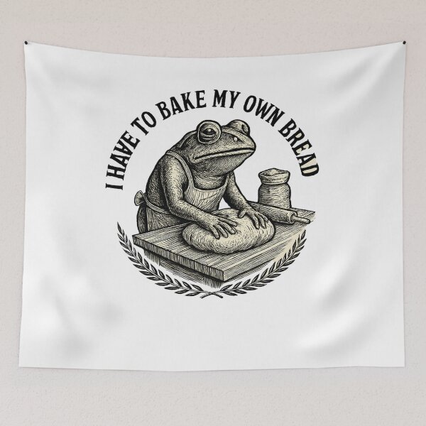 Item preview, Toad Kneading Dough Dark Humor designed and sold by SiarheiYur.