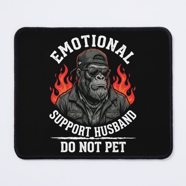 Item preview, Emotional Support Husband Do Not Pet Funny Relationship Humor Gift designed and sold by FormalDehyena.