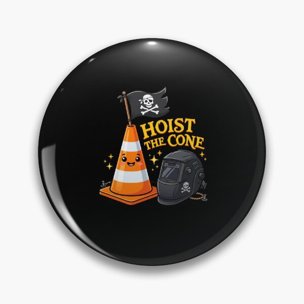 Item preview, Hoist The Cone Welder Construction Road Worker Tradesman designed and sold by FormalDehyena.
