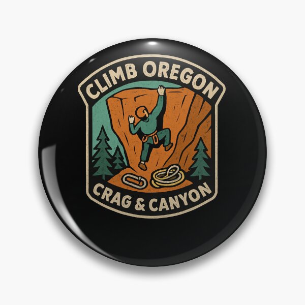 Item preview, Climb Oregon Crag And Canyon designed and sold by SiarheiYur.