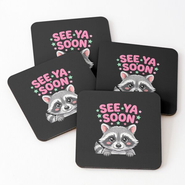 Item preview, See Ya Soon Raccoon Animal Lover designed and sold by FormalDehyena.