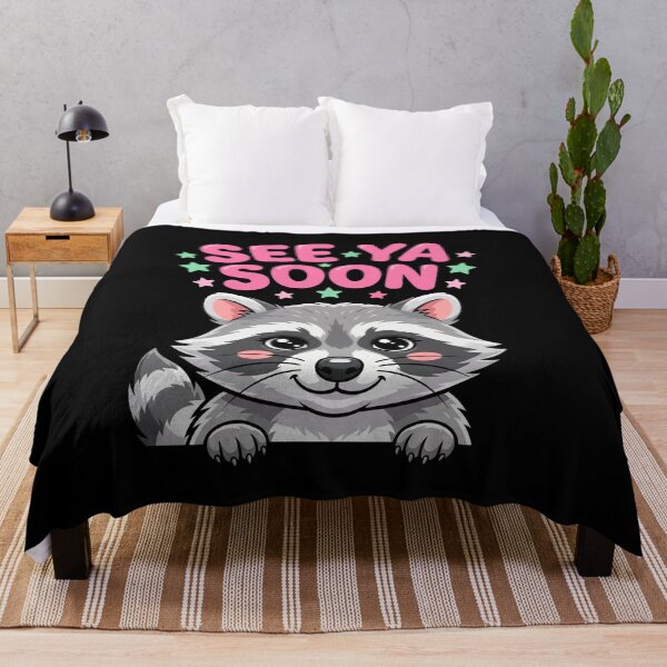 Item preview, See Ya Soon Raccoon Animal Lover designed and sold by FormalDehyena.